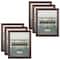 6 Pack: Home Brown & Black Wood Grain Frame by Studio Décor®